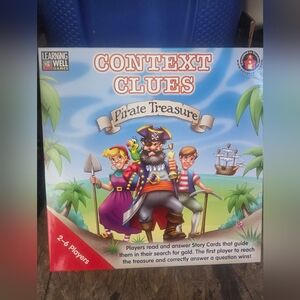 Learning Well Context Clues Pirate Treasure Board Game